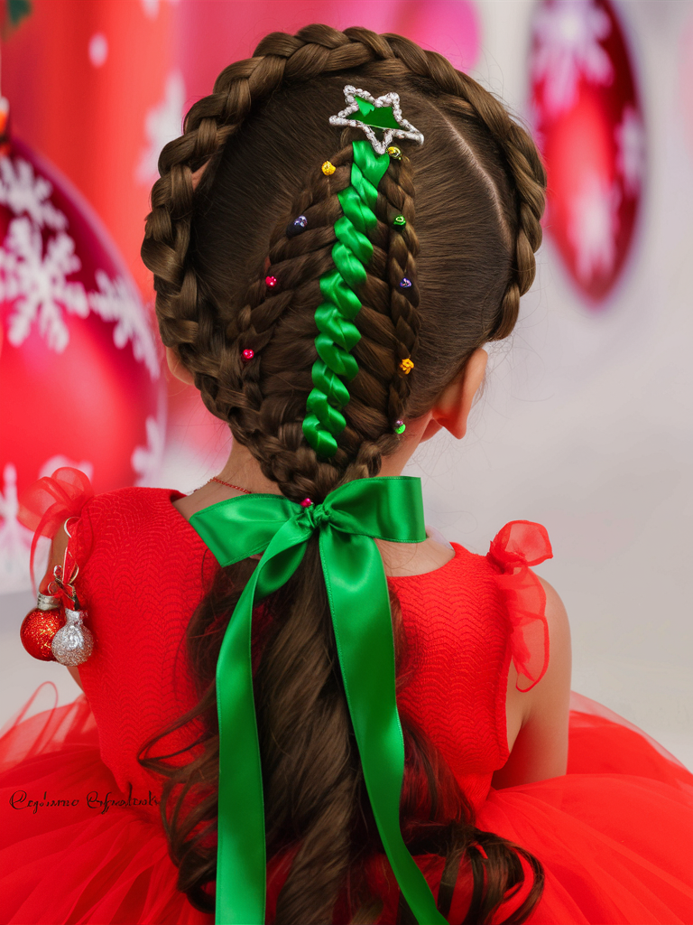 Christmas Kids Hairstyles: Festive Looks for the Holiday Season 20 Ideas