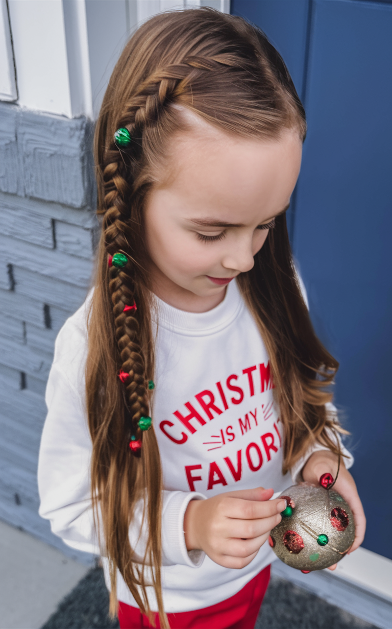 Christmas Kids Hairstyles: Festive Looks for the Holiday Season 20 Ideas