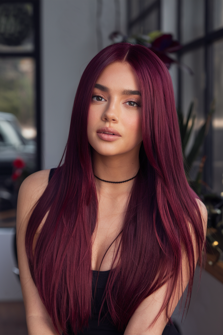 Burgundy Hair Color 2025: Embracing Rich and Bold Shades 20 Ideas