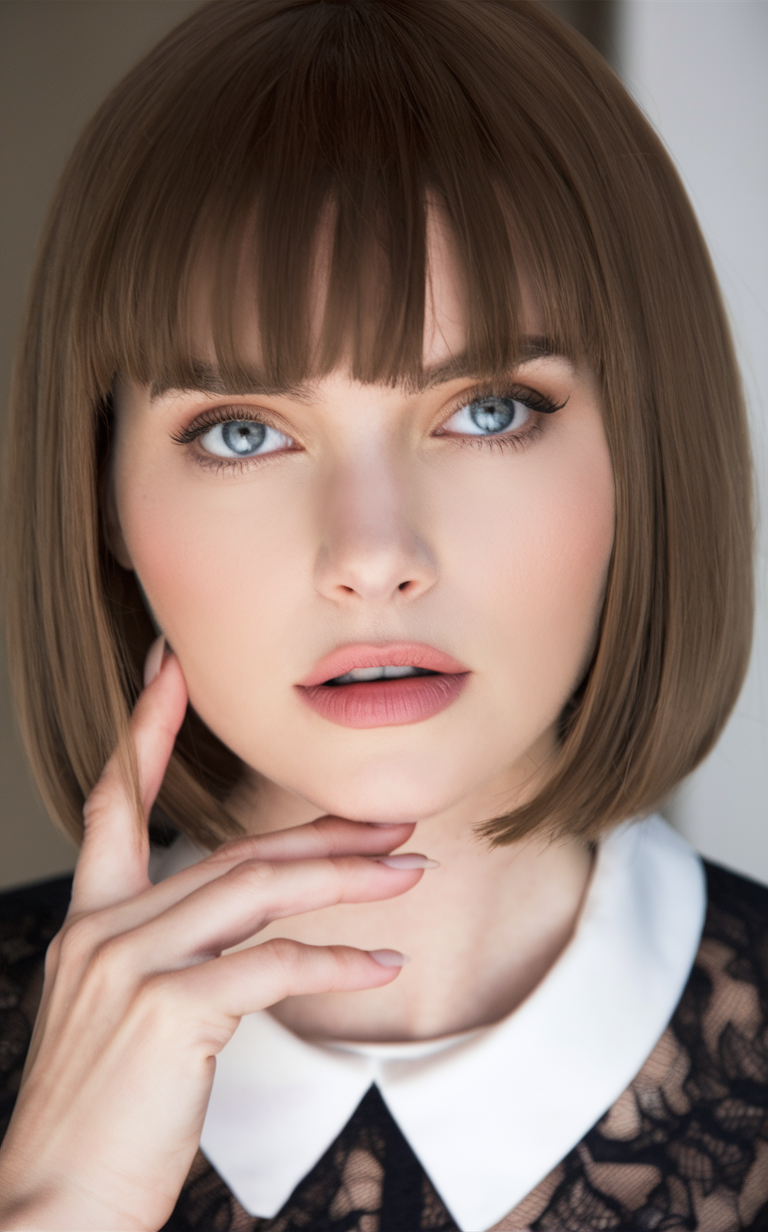 Blunt Bob Haircuts 2025: Chic Styles to Try This Year 23 Ideas