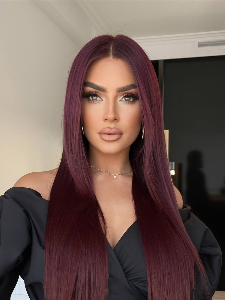 Burgundy Hair Color 2025: Embracing Rich and Bold Shades 20 Ideas