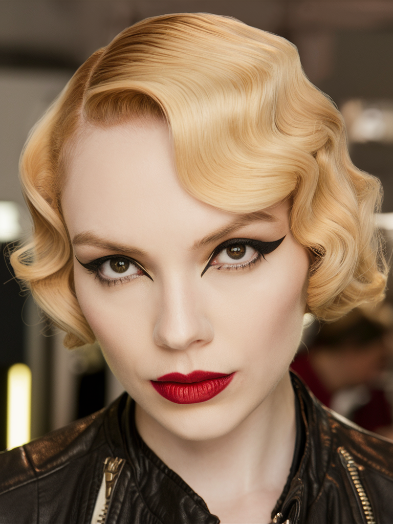 Finger Waves Haircuts 2025: Timeless Elegance with a Modern Twist 21 Ideas