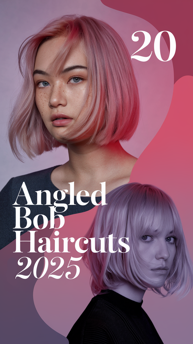 Angled Bob Haircuts 2025: Fresh Styles for Every Hair Type 20 Ideas