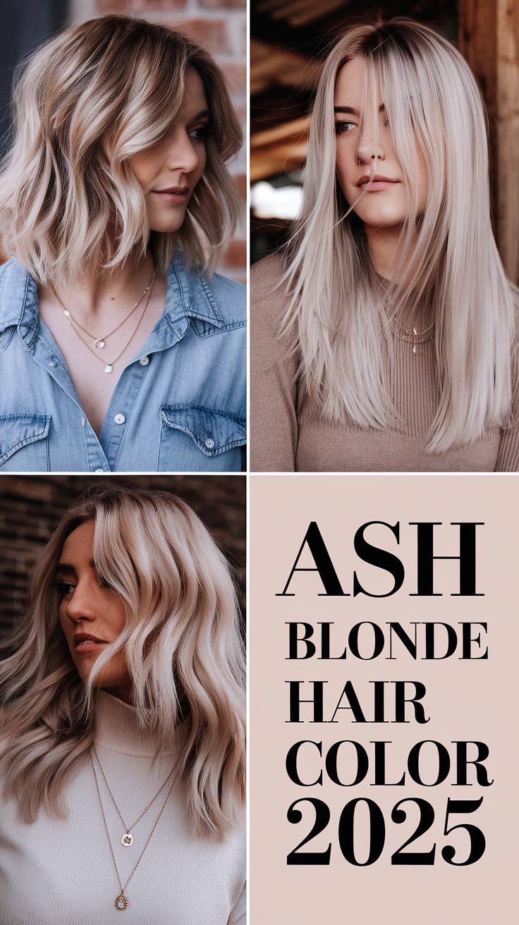 Ash Blonde Hair Color 2025: The Cool, Chic, and Modern Look for Every Season 21 Ideas