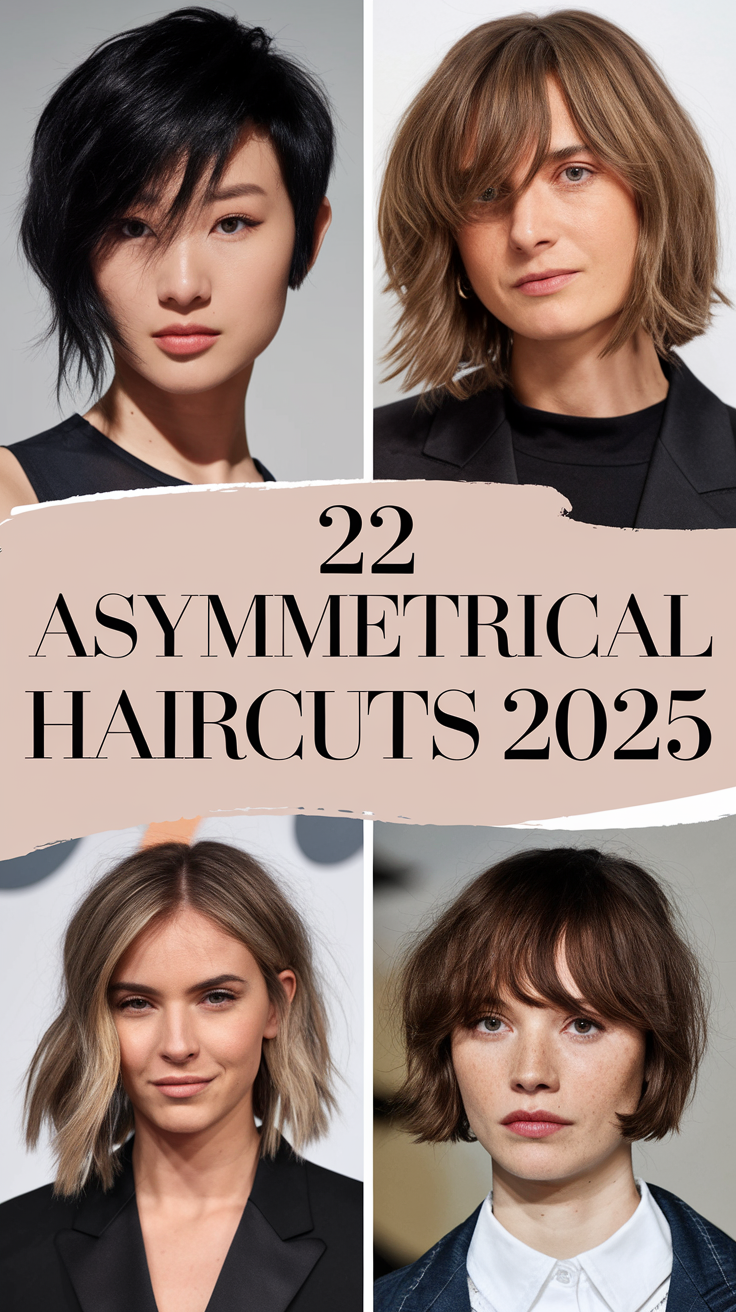 Asymmetrical Haircuts 2025: Bold and Beautiful Styles for Every Face Shape 22 Ideas