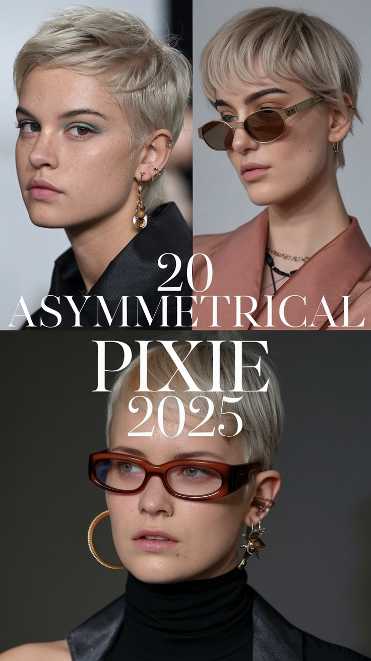 Asymmetrical Pixie Cuts 20 Ideas: Edgy and Trendy Styles for 2025