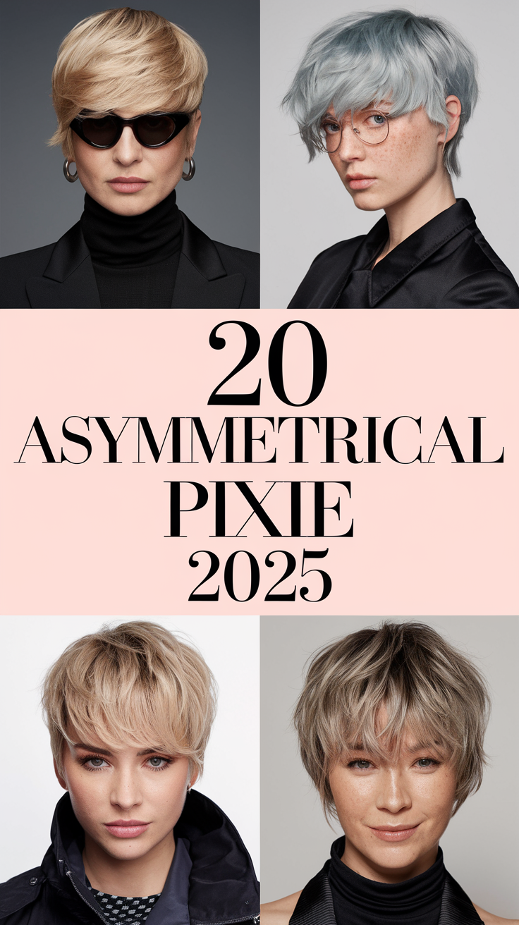 Asymmetrical Pixie Cuts 20 Ideas: Edgy and Trendy Styles for 2025