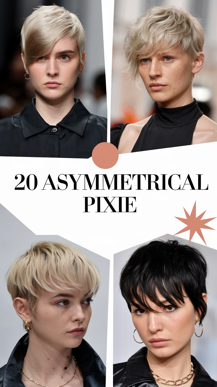 Asymmetrical Pixie Cuts 20 Ideas: Edgy and Trendy Styles for 2025