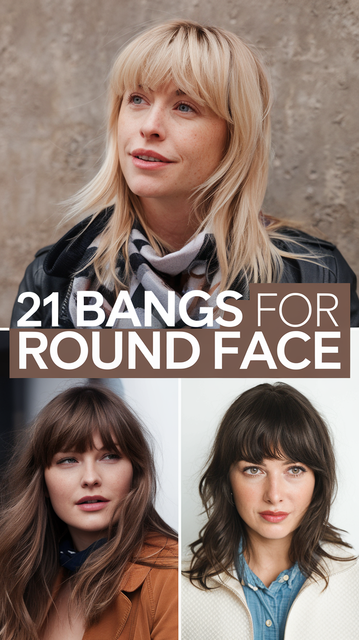 Bangs for Round Face 2025: The Ultimate Guide to Flattering Styles 21 Ideas