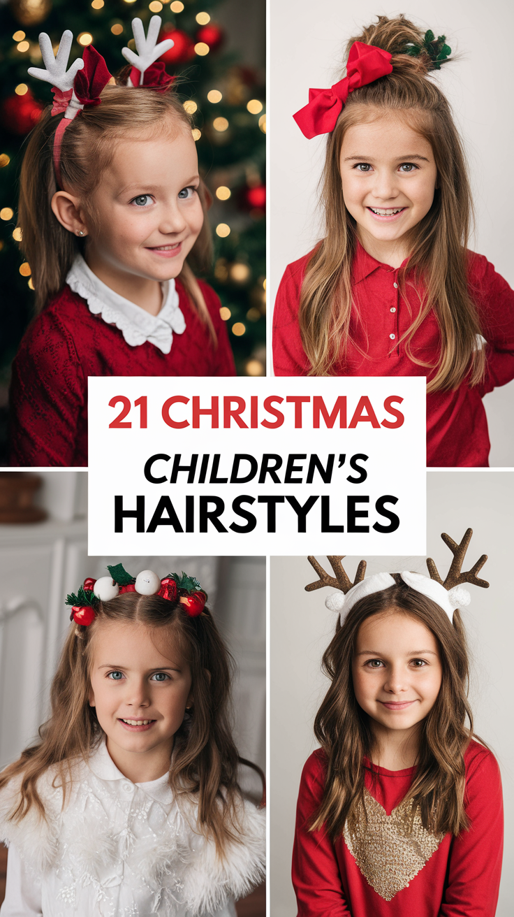 Christmas Children's Hairstyles: Festive 21 Ideas for the Holiday Season