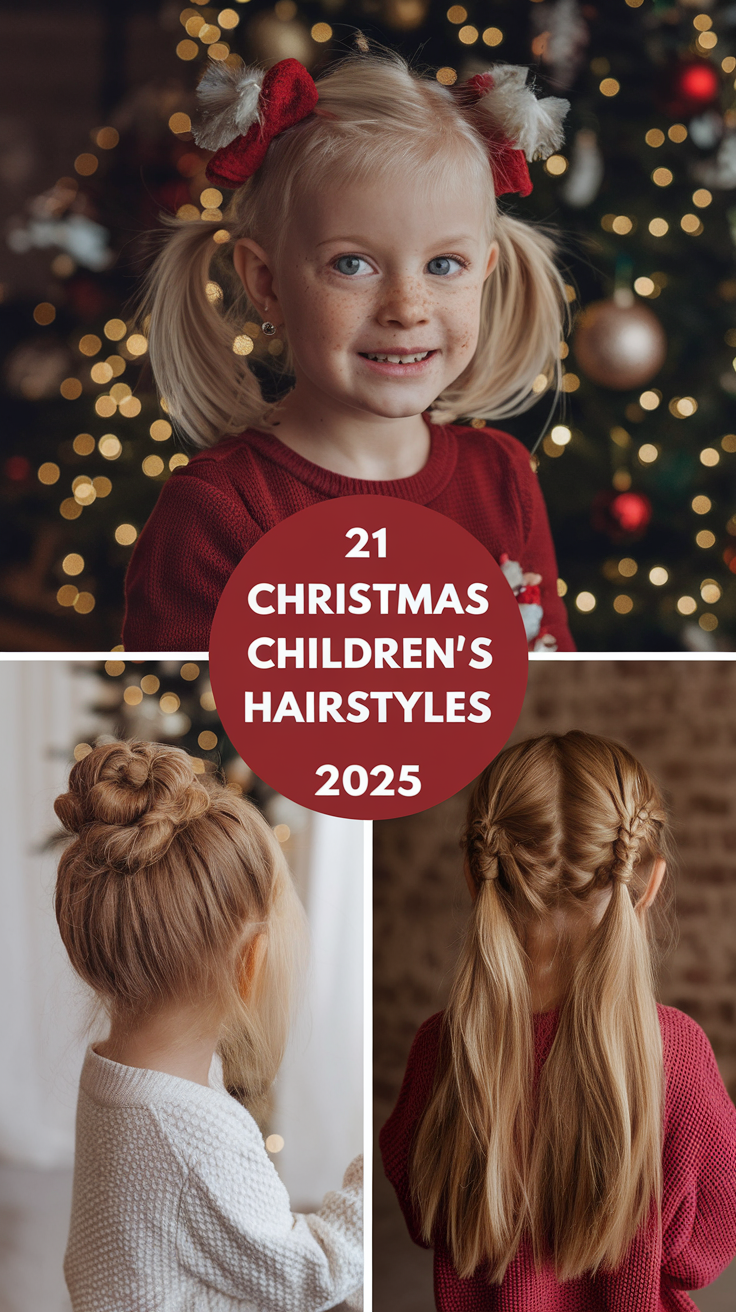 Christmas Children's Hairstyles: Festive 21 Ideas for the Holiday Season