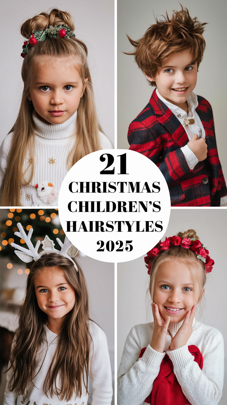 Christmas Children's Hairstyles: Festive 21 Ideas for the Holiday Season