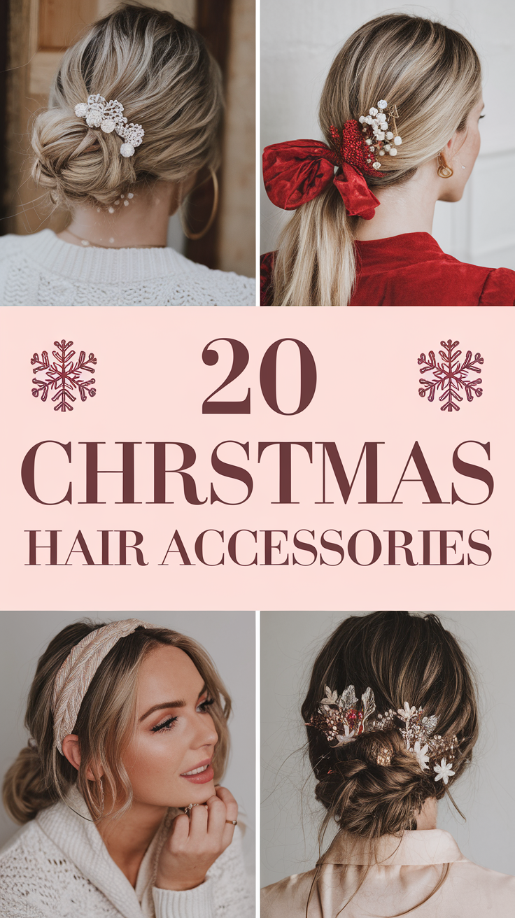 Festive and Stylish: The Best Christmas Hair Accessories for the Holiday Season 20 Ideas