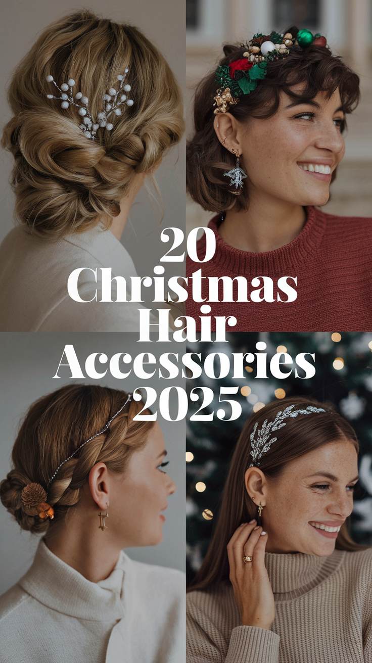 Festive and Stylish: The Best Christmas Hair Accessories for the Holiday Season 20 Ideas