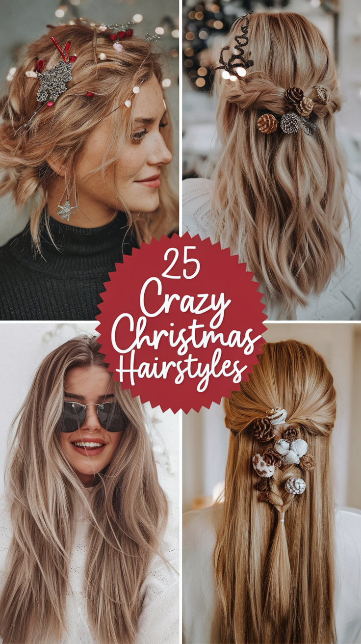 Crazy Christmas Hairstyles: Fun and Festive Looks for the Holiday Season 25 Ideas