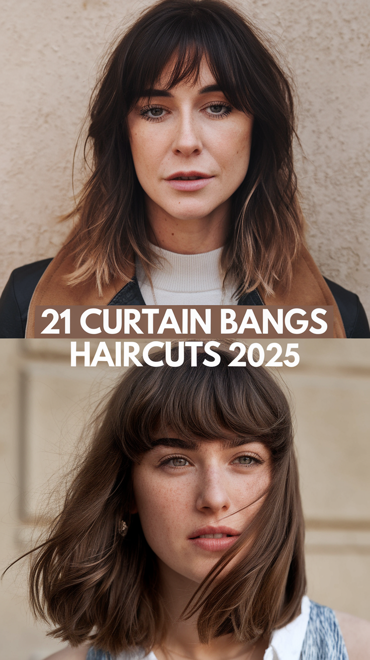 Curtain Bangs Haircuts 2025: The Ultimate Guide to This Timeless Trend 21 Ideas