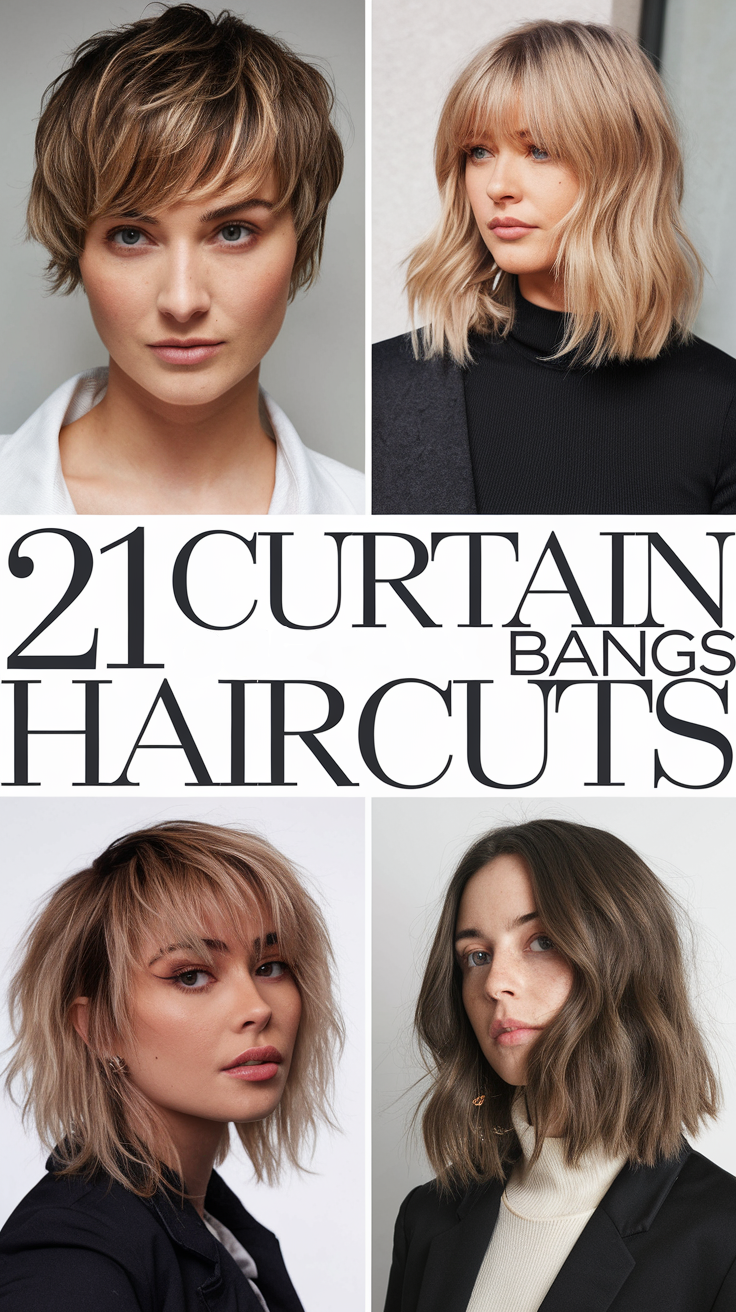 Curtain Bangs Haircuts 2025: The Ultimate Guide to This Timeless Trend 21 Ideas