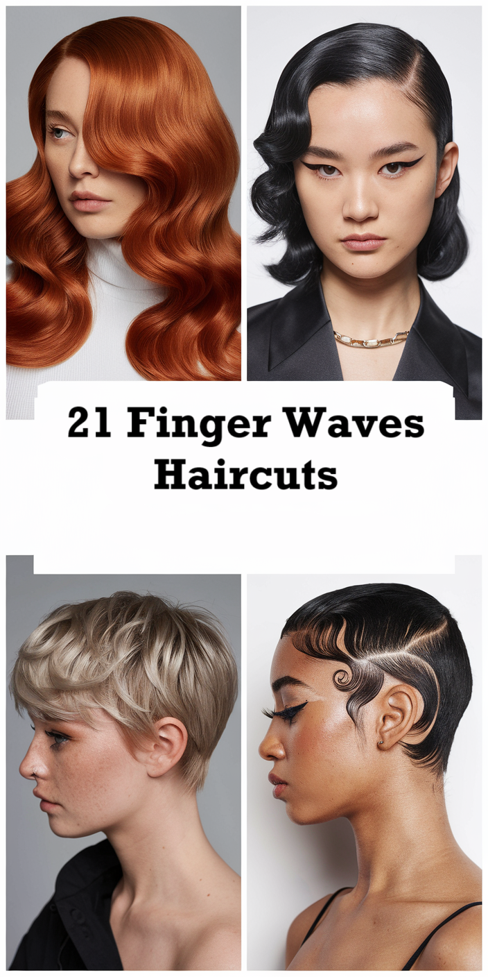 Finger Waves Haircuts 2025: Timeless Elegance with a Modern Twist 21 Ideas