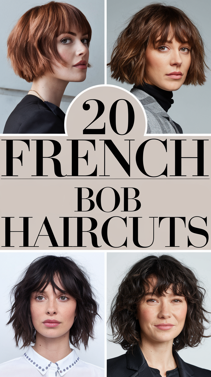 French Bob Haircuts 2025: A Chic Twist on Timeless Elegance 20 Ideas