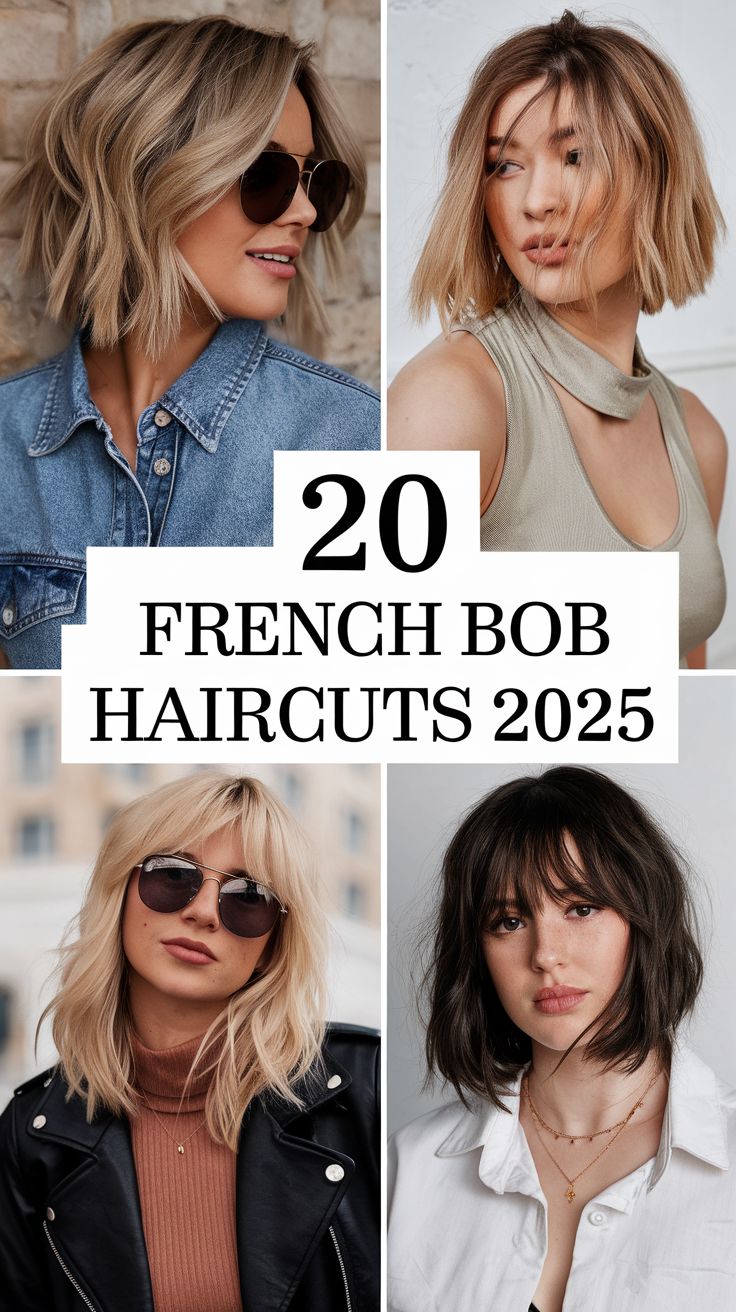 French Bob Haircuts 2025: A Chic Twist on Timeless Elegance 20 Ideas