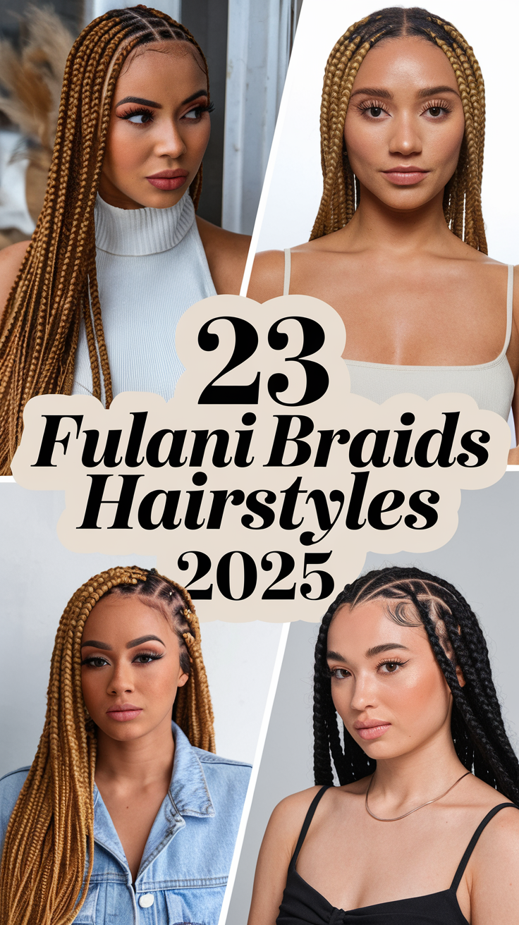 Fulani Braids Hairstyles 2025: Elegant, Trendy, and Versatile Looks 23 Ideas