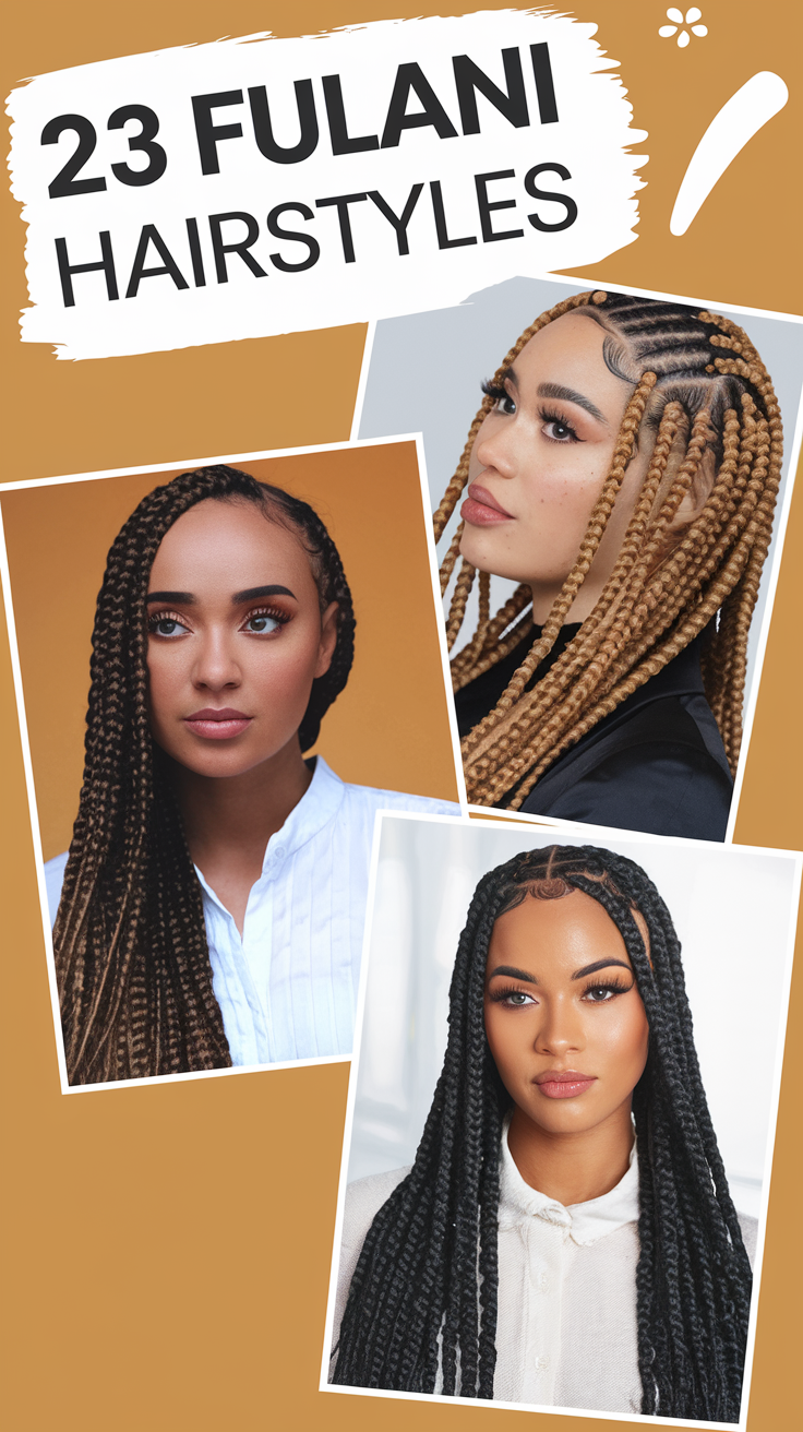 Fulani Braids Hairstyles 2025: Elegant, Trendy, and Versatile Looks 23 Ideas