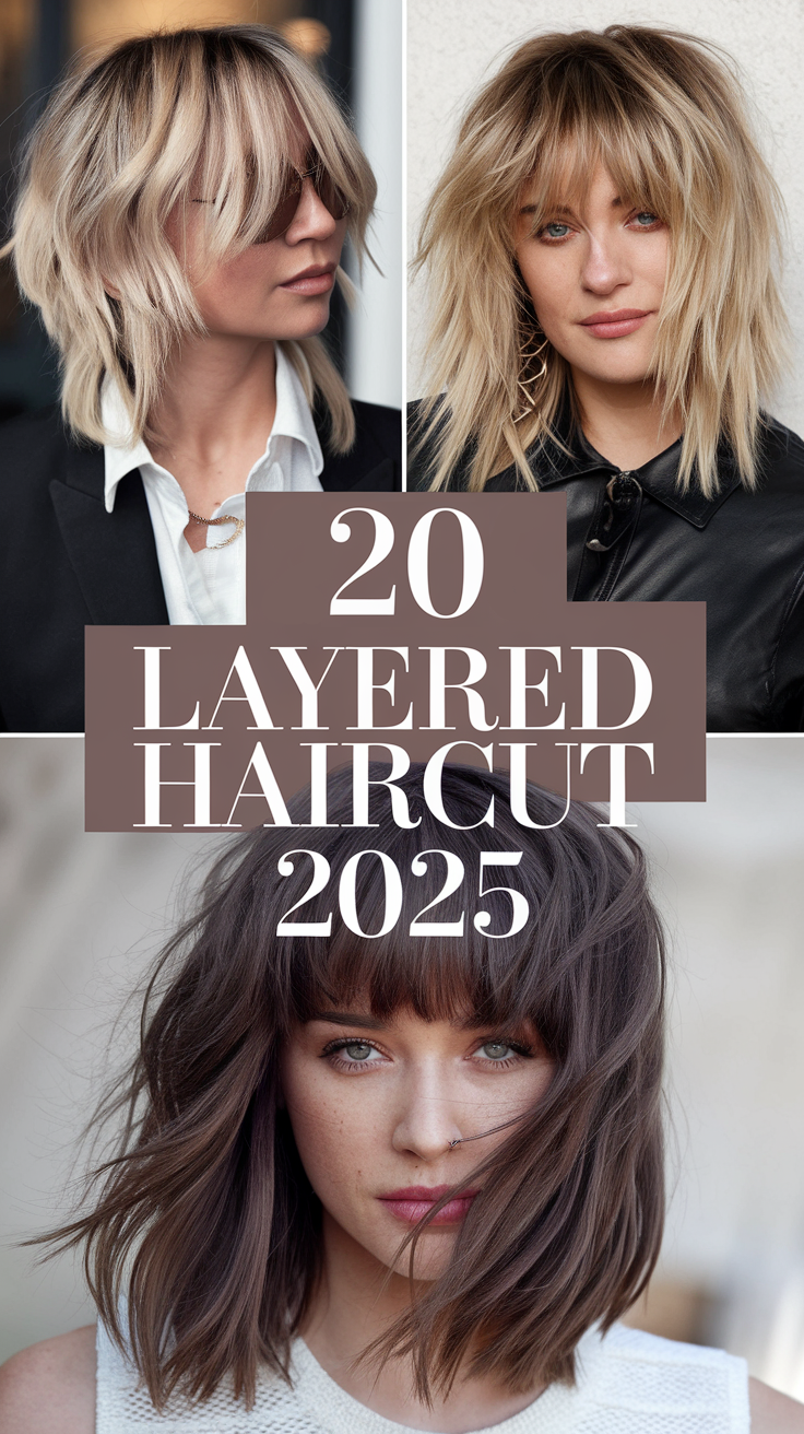 Layered Haircut 2025: Fresh Styles for Every Hair Type and Length 20 Ideas