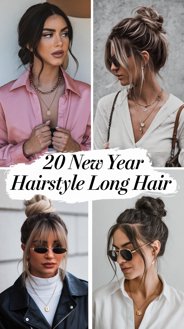 Stunning New Year Hairstyles for Long Hair 20 Ideas