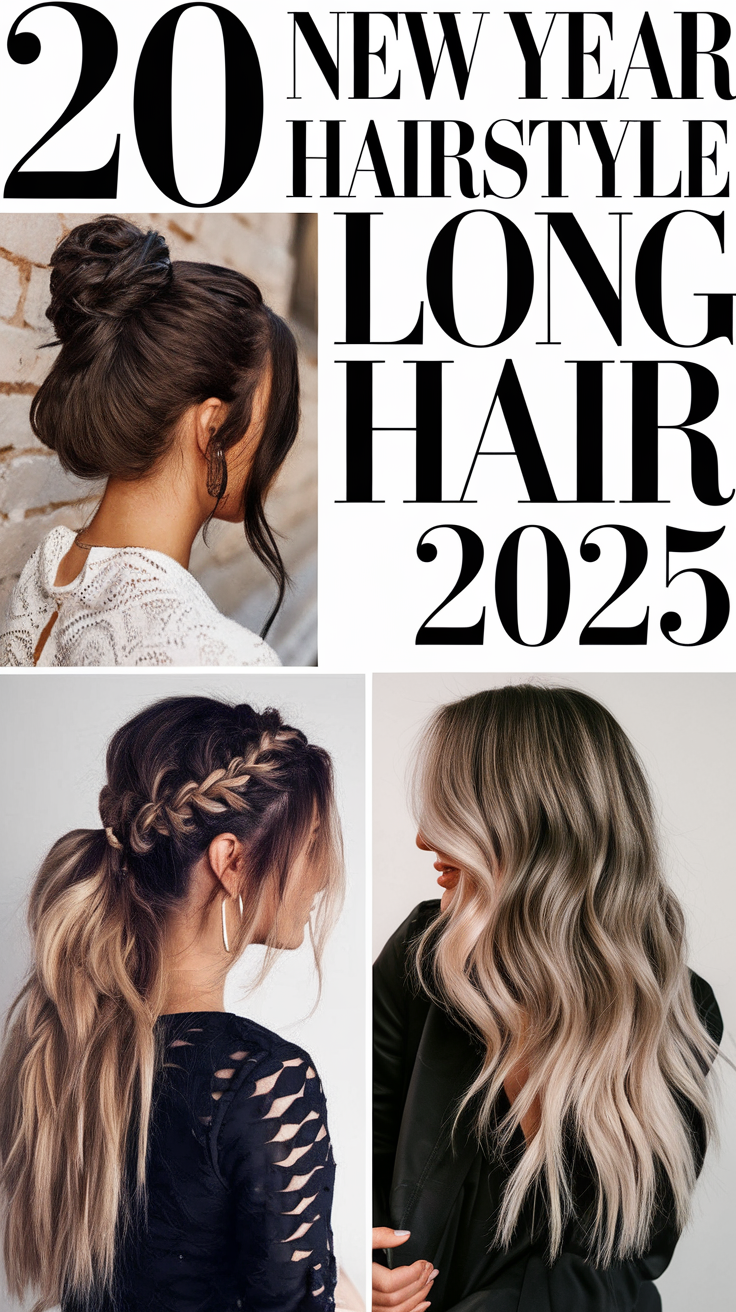 Stunning New Year Hairstyles for Long Hair 20 Ideas