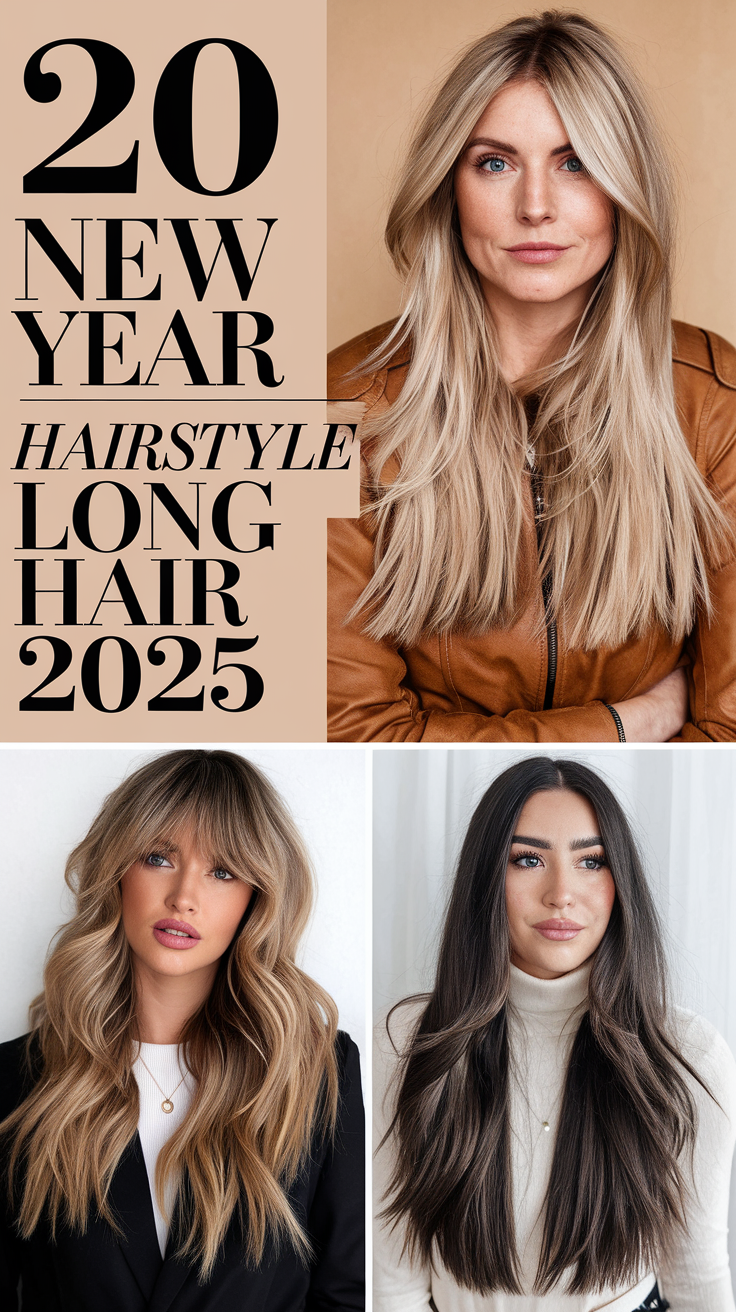 Stunning New Year Hairstyles for Long Hair 20 Ideas