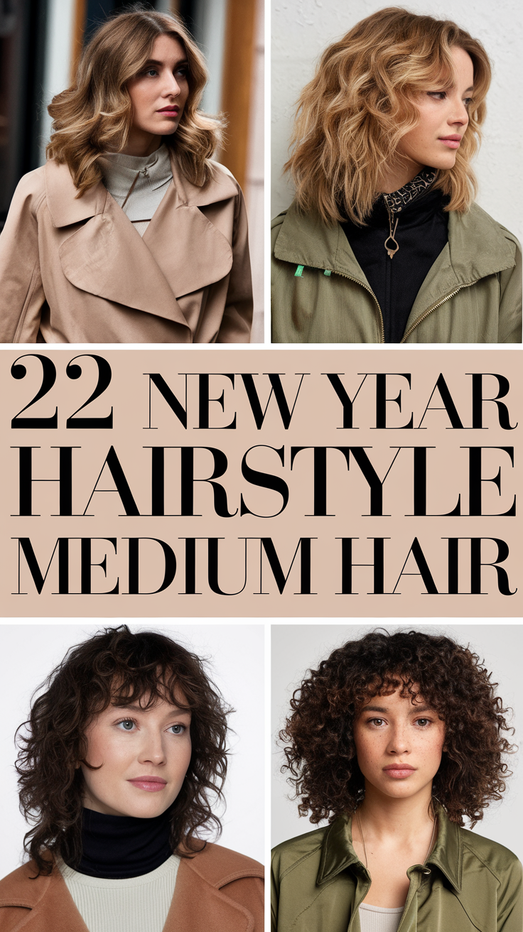 Stunning New Year Hairstyles for Medium Hair 22 Ideas