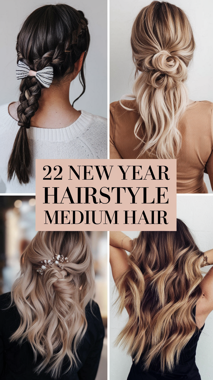 Stunning New Year Hairstyles for Medium Hair 22 Ideas