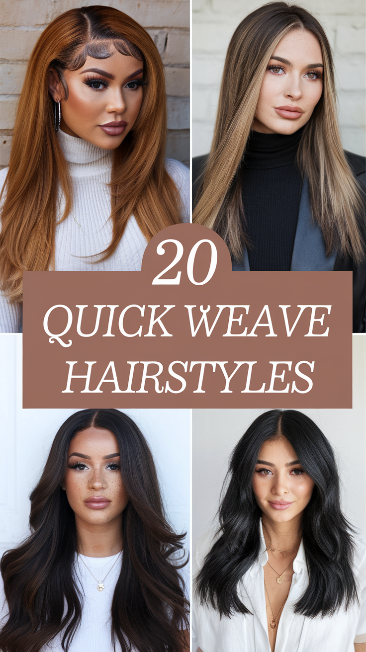 Quick Weave Hairstyles 2025: Trendy Looks for Every Style 20 Ideas