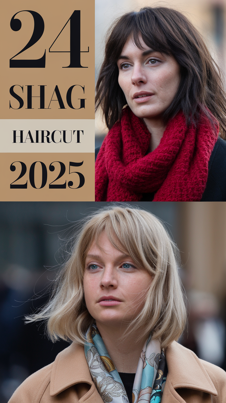 Shag Haircut 2025: The Revival of an Iconic Style 24 Ideas