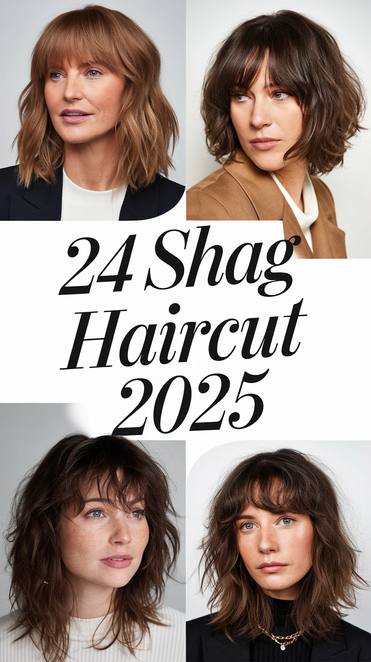 Shag Haircut 2025: The Revival of an Iconic Style 24 Ideas