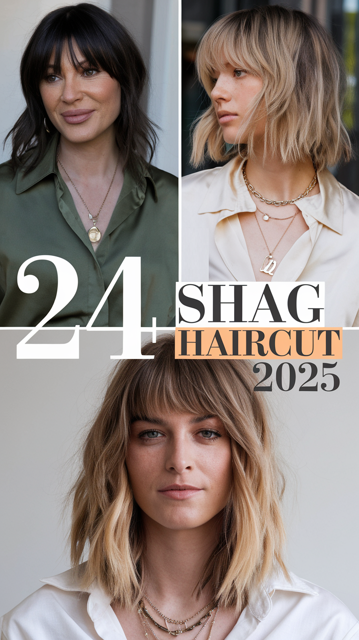 Shag Haircut 2025: The Revival of an Iconic Style 24 Ideas