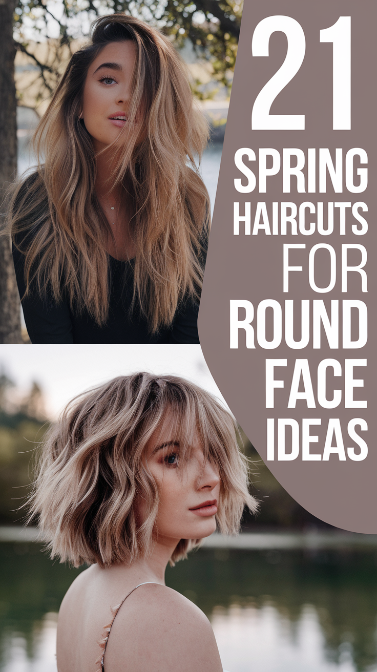 Spring Haircuts for Round Face: 20 Best Ideas for 2025
