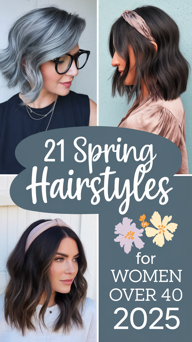 Trendy Spring Hairstyles for Women Over 40 – 21 Flattering Ideas for 2025