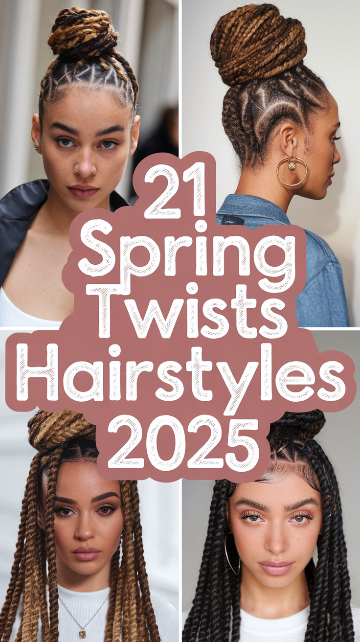 Spring Twists Hairstyles 2025: 21 Fresh Ideas for a Trendy Look