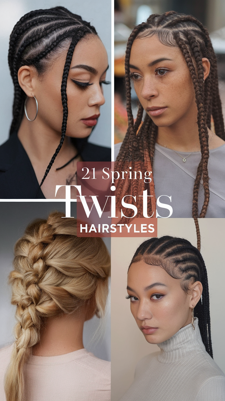 Spring Twists Hairstyles 2025: 21 Fresh Ideas for a Trendy Look