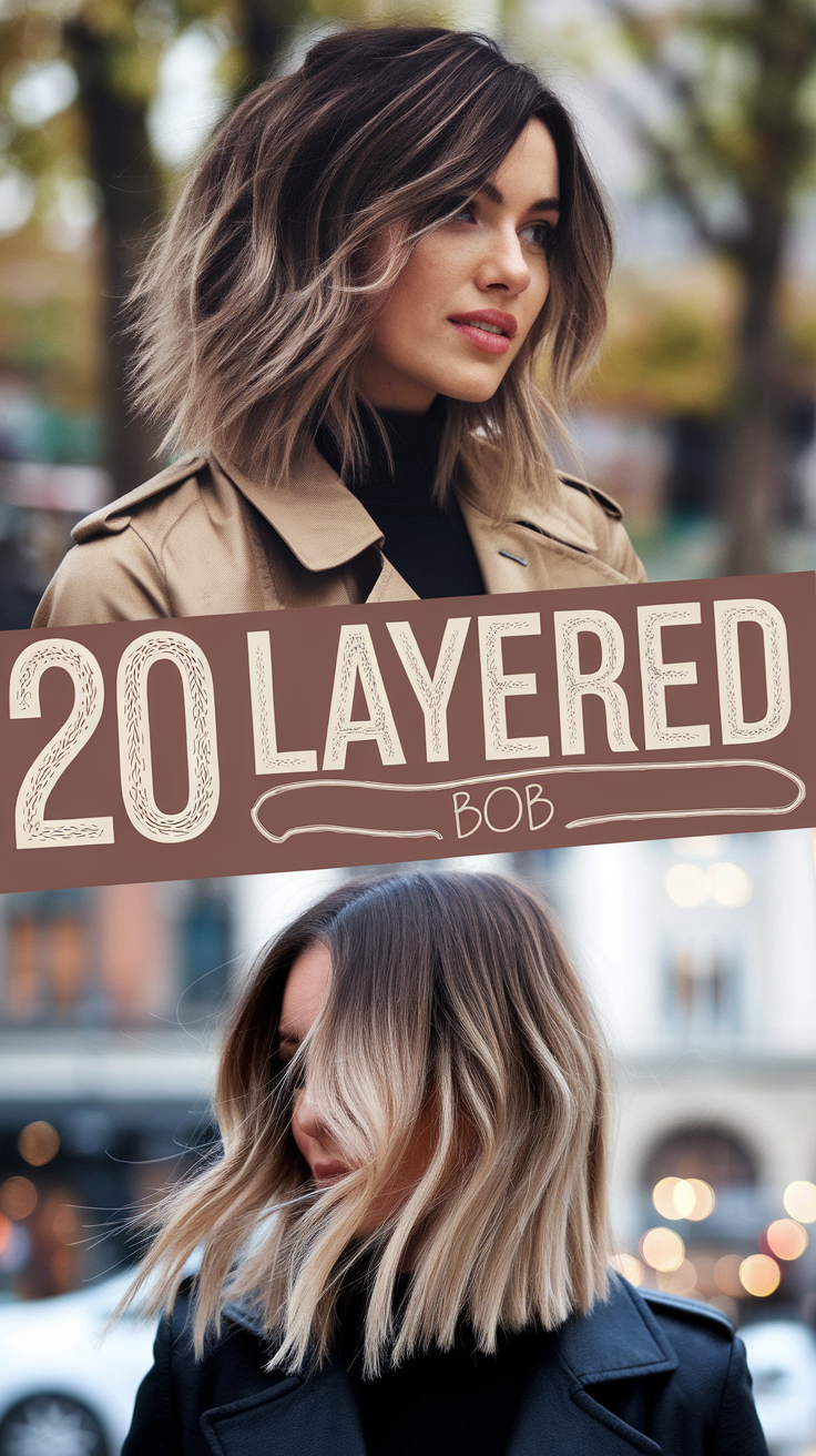 Layered Bob 2025: 20 Trendy Ideas for a Stylish Transformation