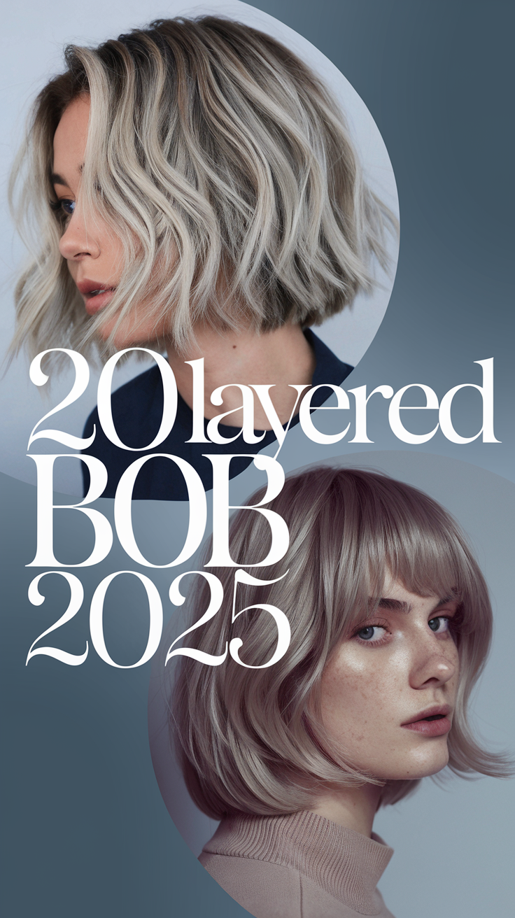 Layered Bob 2025: 20 Trendy Ideas for a Stylish Transformation