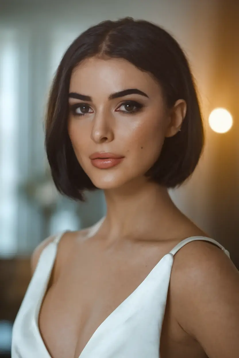bob haircuts - summer ideas 2025 Ultra Chic French Bob