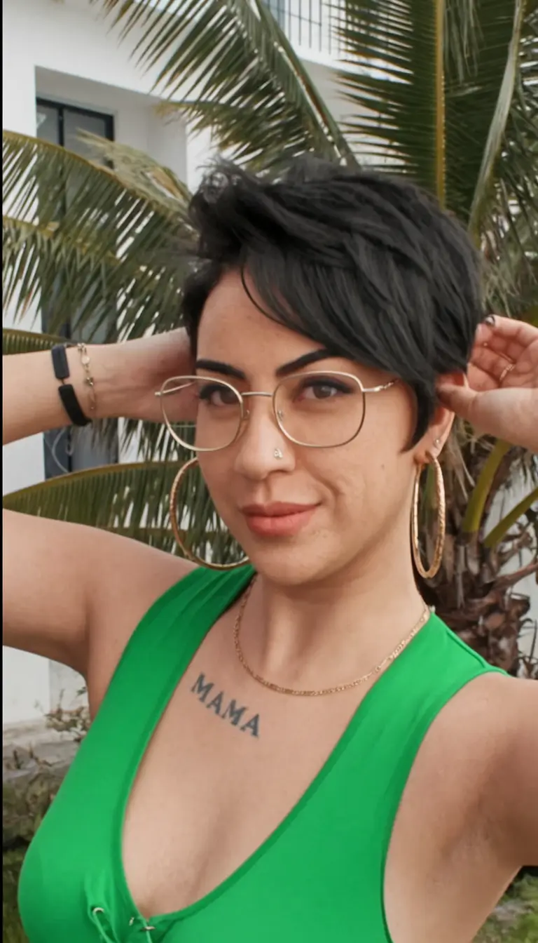 short summer hairstyles pixie haircuts undercut Windswept Pixie with Tropical Ease