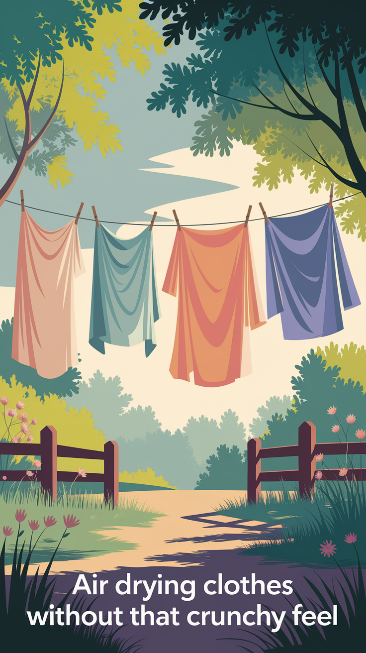 How to Air-Dry Clothes Without That Crunchy Feel