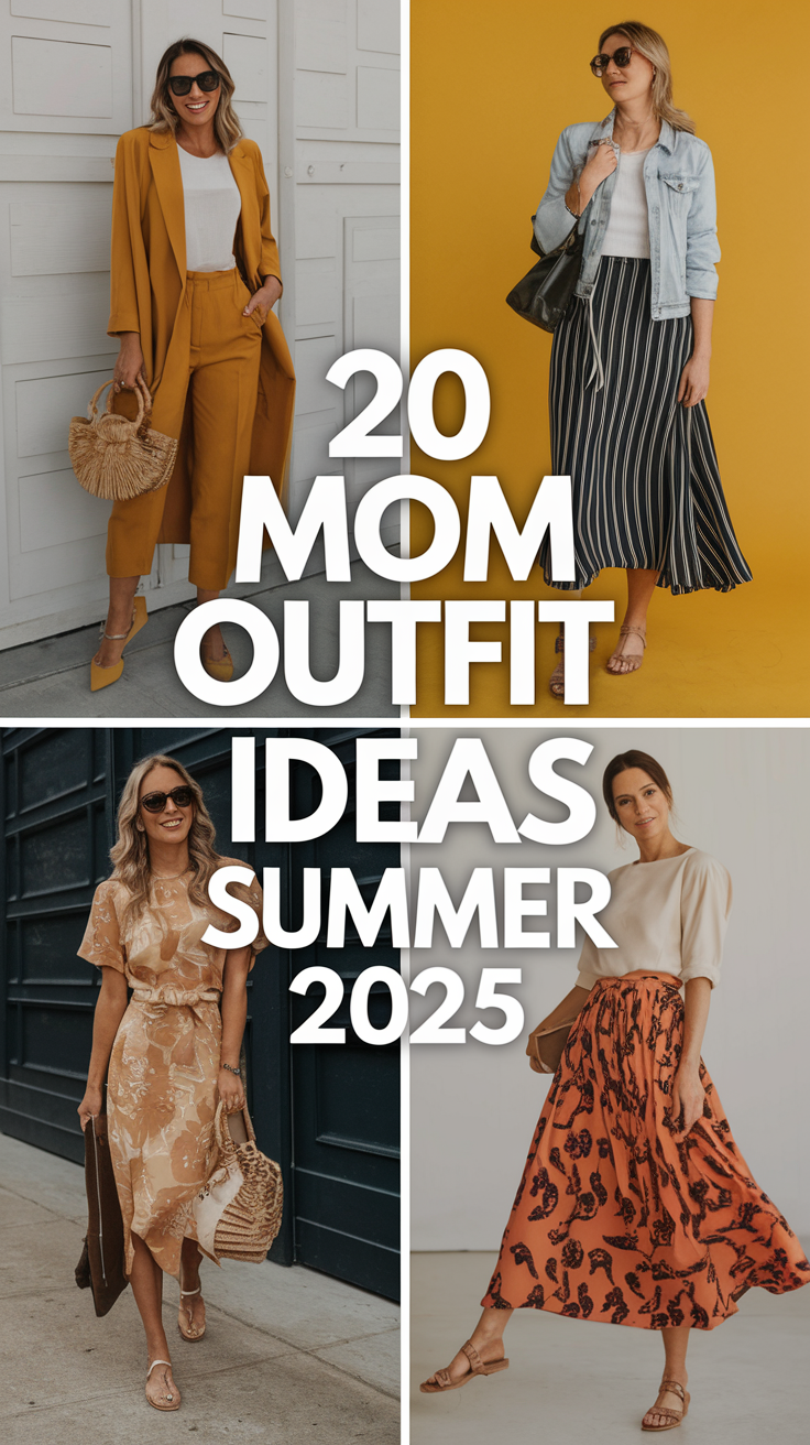 20 Mom Outfit Ideas Summer 2025