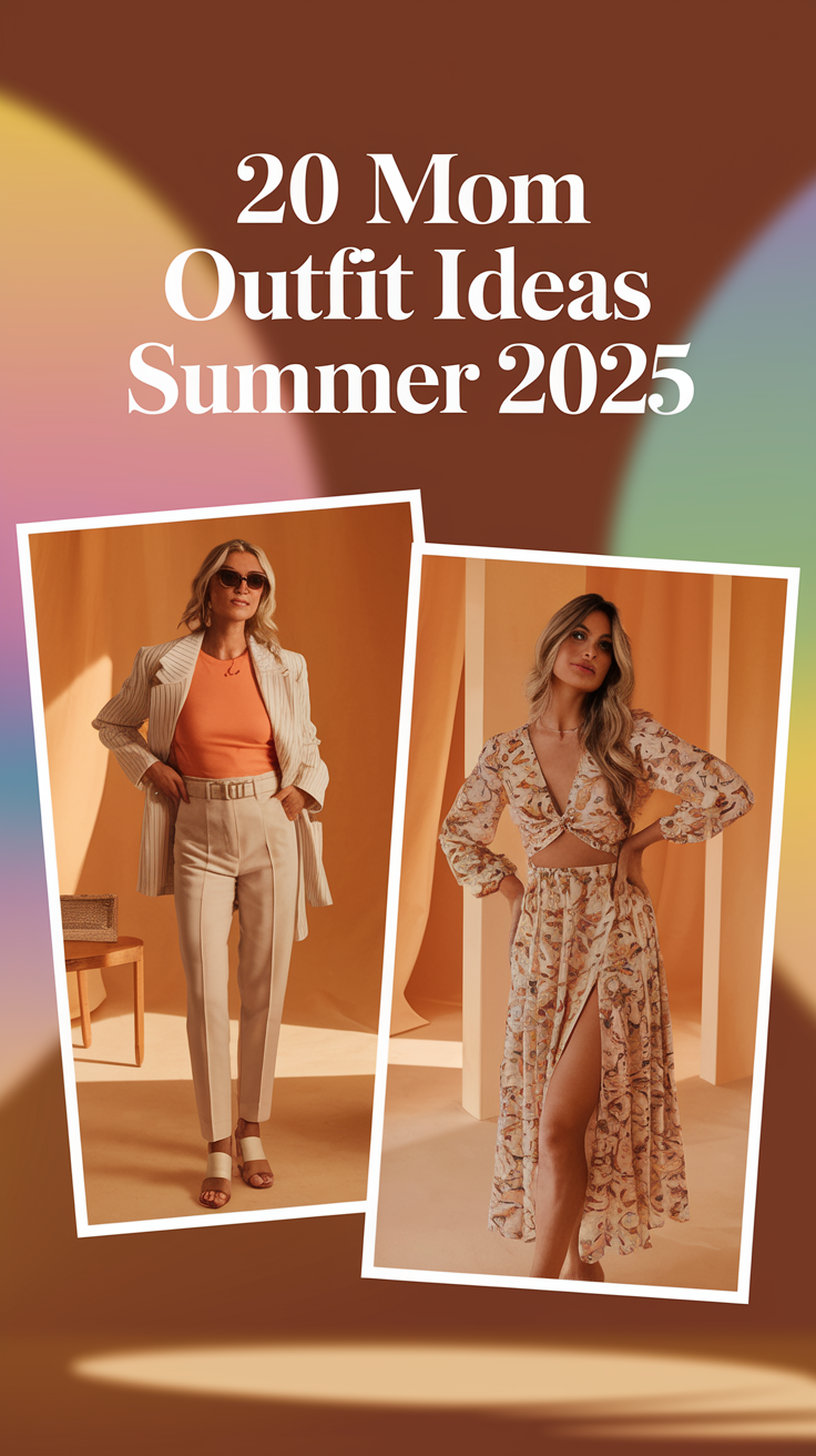 20 Mom Outfit Ideas Summer 2025