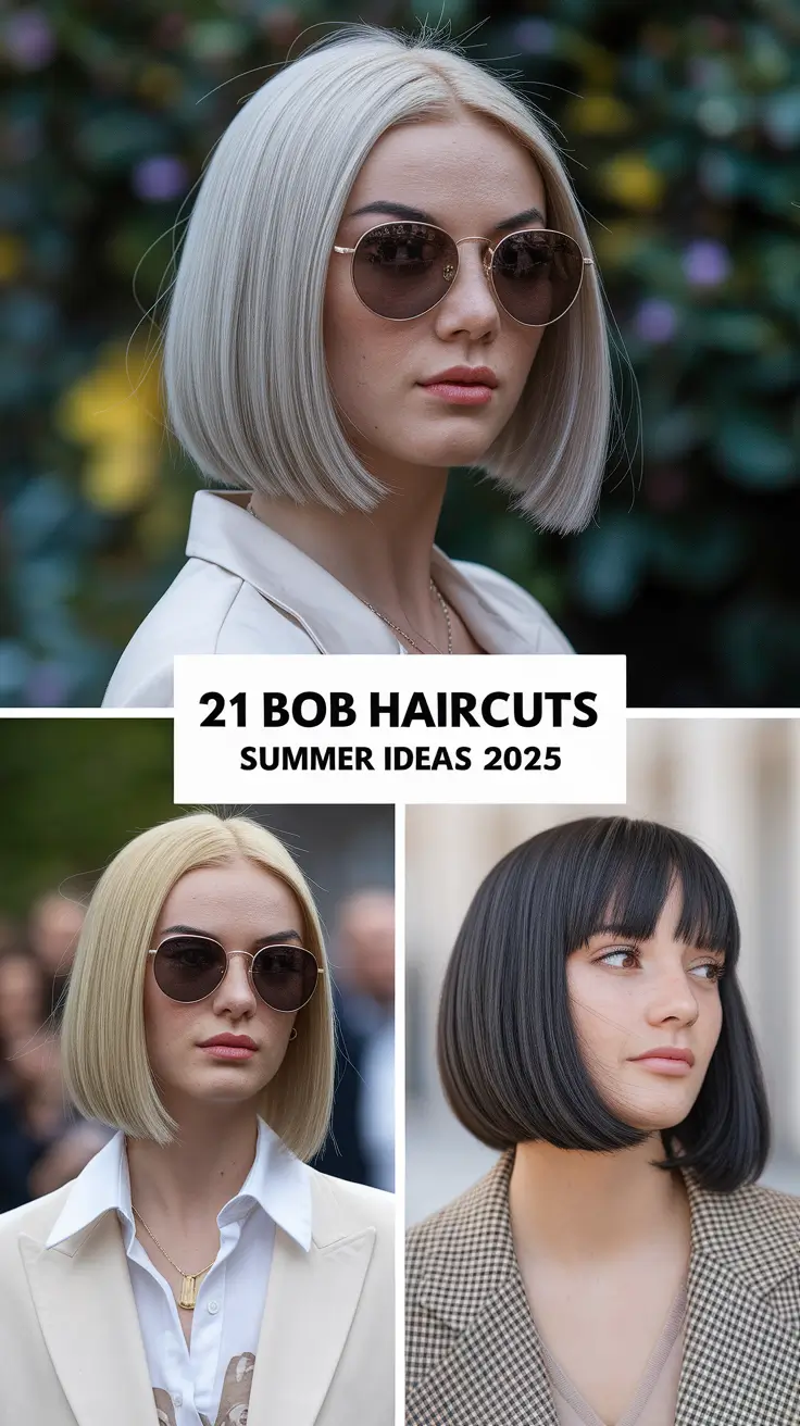Bob Haircuts – Summer Ideas 2025: 21 Stylish Cuts to Refresh Your Look