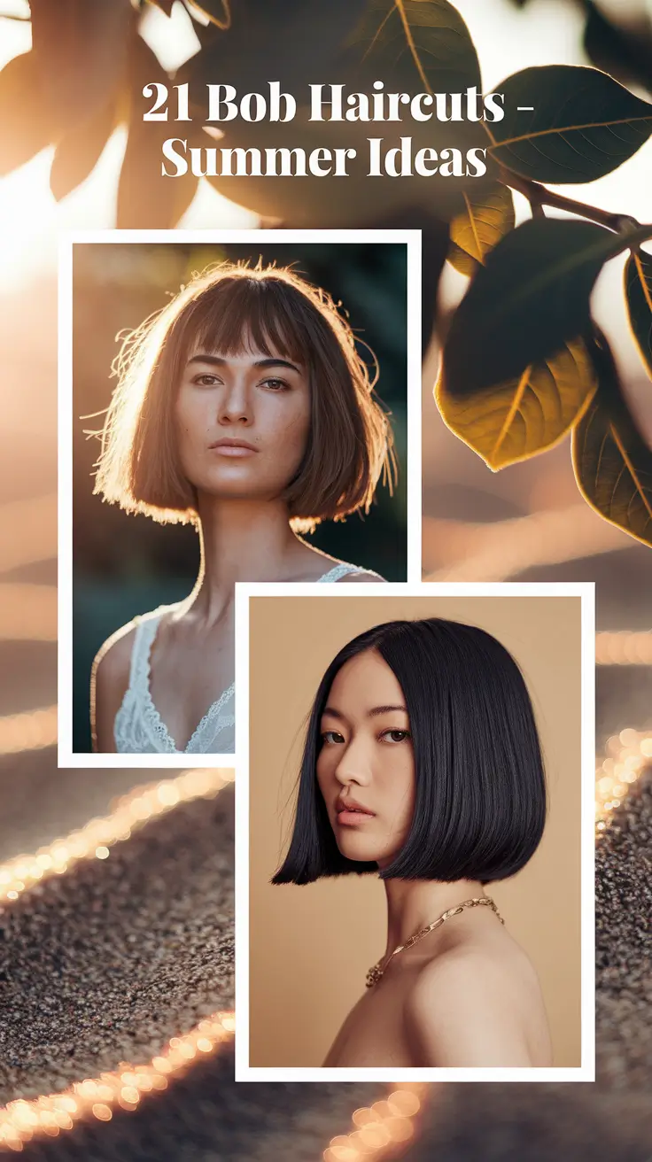 Bob Haircuts – Summer Ideas 2025: 21 Stylish Cuts to Refresh Your Look