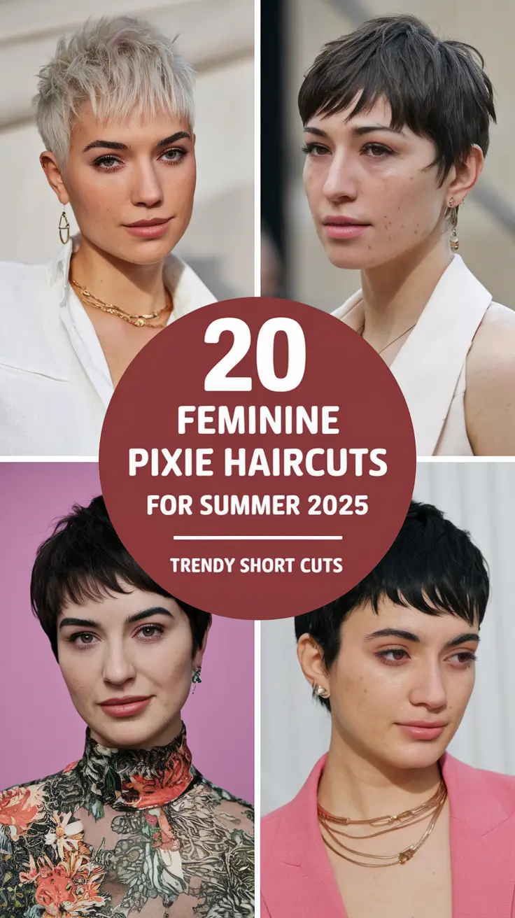 Feminine Pixie Haircuts for Summer 2025 – Trendy Short Cuts You’ll Love